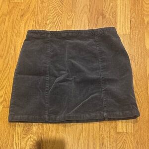 Gray Mini Pencil Skirt for Casual Night Out